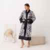 Кимоно женское из плюшевого велюра Kimono Snow Leopard 18371 S