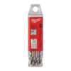 Свердло по металу HSS-G MILWAUKEE, DIN 1412 C, діаметр 4,0х55х14мм, двостороннє, (10шт), пластикова коробка