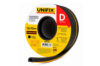 Ущільнювач гумовий Unifix D 12 x 10мм x 50м чорний (699708)