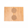 Сервировочный коврик бамбук 39х29, подставка для посуды деревянная HB-40-5