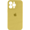 Чохол Silicone Case Full Camera Protective (AA) Apple iPhone 13 Pro Max (6.7«») Жовтий / Mellow Yellow - купити в SmartEra.ua