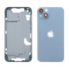 Корпус для Apple iPhone 14 Blue (синий) с задним стеклом, рамкой и стеклом камеры