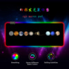 Коврик 300*800 для мыши «Planets marbles» тканевый с боковой прошивкой, толщина 3 мм, RGB подсветка , питание USB 1,8 м, Color Box