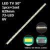 LED підсвітка TV 50« V8B413 OD 6916L-1255A Panasonic: TX-LR50ET60 TH-L50ET60CD LC500ECD(FF)(F1) 1шт.