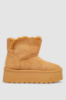 Угги женские на меху, цвет коричневый, 243RG679