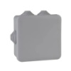 Коробка розпод. Premium Gray P13 КОВА Укрелектро 100x100x50 мм