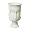 Керамическая ваза “Лик” белый цвет 20.5 см 8723-001