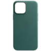 Шкіряний чохол для Apple iPhone 14 Pro Max (6.7«») - Leather Case (AA) with MagSafe Pine green - купити в SmartEra.ua