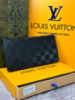 Чоловічий Шкіряний гаманець Louis Vuitton Brazza Damier Infini k041-2