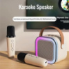 CARAOKE LED бездротовий 2 MIC аудіо мікрофон SPEAKER K12