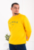 Чоловічий жовтий світшот із написом