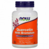 Кверцетин с Бромелайном, Quercetin with Bromelain, Now Foods, 120 вегетарианских капсул