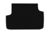 Резиновый коврик в багажник (Черный) для SsangYong Musso ІІ 2018- гг