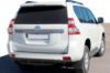 Задняя дуга AK002-2v1 Черная (Нержавейка) для Toyota Land Cruiser Prado 150 2009-2023 гг