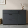 Комод Doros Торн Антрацит 3Ш/1Д 135х51.6х80 (DRS-012103)
