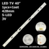 LED підсвітка TV 40« 40VLE4421BF LED40K30JD 40VLE6520 40VLE565 40VLE4421BF 40-LB-M520 2013HI400 40VLE6522 1шт.