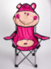 Кресло туристическое для ребенка 34х58х65 см с подстаканником Розовый SJ-0065P