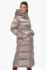 Куртка - пальто женское зимнее с капюшоном и поясом - 53140 Braggart аметриновый цвет