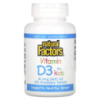 Вітамін D3 для дітей, 400 МО, смак полуниці, Vitamin D3 for Kids, Natural Factors, 100 жувальних таблеток