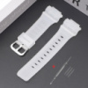 Ремінець Casio accessories для AE-1000W, AQ-S810W, SGW-300H напівпрозорий поліуретан 1051-1023