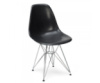 Стілець Тауер ніжки метал пластик чорний