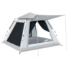Намет туристичний 2 людини 200*200*145 см, сірий LU003G