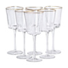 Набір келихів для вина Triangle 6 штук по 350 мл, прозорий