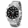 Чоловічий годинник Casio MTP-VD01D-1B з мінеральним склом та сталевим браслетом
