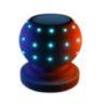 Антипарковочная LED полусфера BRAZZERS BR-250 с подсветкой RGB в вечернее время на солнечной панели габарити В52ХШ46см Вес 147кг