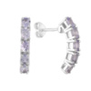 Серебряные серьги CatalogSilver с танзанитом 1.6ct (2116868)