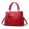 Женская сумка с цветами Красный