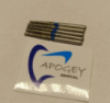 Стоматологические алмазные фрезы боры 5 шт ApogeyDental TF-12 в мягкой упаковке (синяя серия)