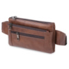 Шкіряна сумка на пояс унісекс 720457 Коричневий