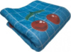 Электрическая простынь одеяло Electric Blanket 5734 150х120см вишни на голубом фоне