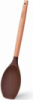 Ложка сервировочная (поварская) Fissman Chef's Tools 31.5см силикон, шоколадный