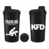 KFD Shaker Train Me Harder 600 ml, Черный, Чорний