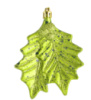 Игрушка на елку YES Зеленые листья 972914 10 см зеленая