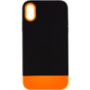 Чехол TPU+PC Bichromatic для Apple iPhone X / XS (5.8«») Black / Orange - купити в SmartEra.ua