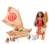 Кукла Моана с лодкой и аксессуарами Disney.