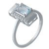 Серебряное кольцо CatalogSilver с натуральным топазом, вес изделия 2,44 гр (2028352) 18.5 размер