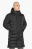 Куртка мужская Braggart зимняя удлиненная с капюшоном - 51450 чёрный цвет