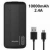 Повербанк AWEI P20K 10000mah 2.4A 12W Черный, портативная зарядка для телефона, внешний аккумулятор power bank
