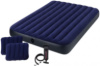 Матрац надувний двомісний з подушками Intex 64765 152х203х25 см, синій