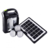 Фонарь-Power Bank с солнечной панелью+лампочки 3шт CL02