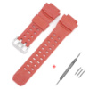 Ремінець для Casio G-Shock GW-9400/9300 Red SI полімерний червоний, довжина 21.5 см