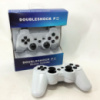 Игровой беспроводной геймпад Doubleshock PS3/PC аккумуляторный джойстик с функцией вибрации. Цвет: белый