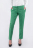 Жіночі стильні укорочені брюки зеленого кольору