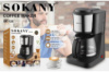 Кавоварка краплинна Sokany SK-125 Cofee Maker 650W 900ml