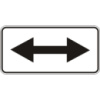 Дорожный знак 7.3.3 - Направление действия. Таблички к знакам. ДСТУ 4100:2002-2014.