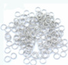 Соединительные колечки. Размер - 10 мм. Цвет -сталь. Упаковка - 5 грам (приб.27 шт)